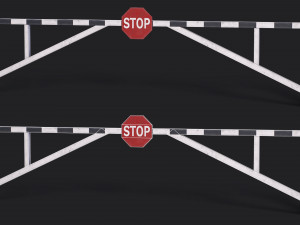 Set of 5 Barriers Modelo 3D