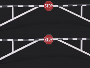 Set of 5 Barriers Modelo 3D