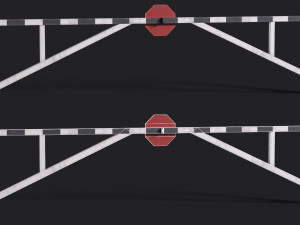 Set of 5 Barriers Modelo 3D