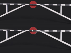 Set of 5 Barriers Modelo 3D