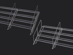Set of 13 Modular Military Platforms 3Dモデル