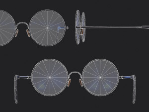 Old Glasses 3D Модель