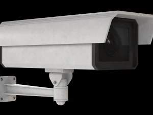Conjunto de 2 c&acirc;meras CCTV Modelo 3D