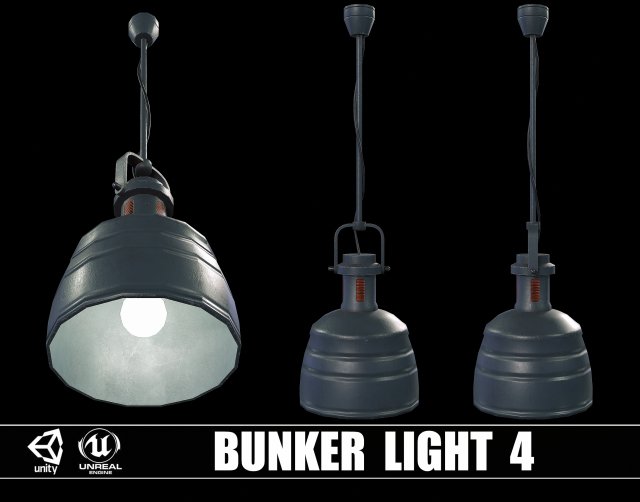 Bunker Light v4 3Dモデル .c4d .max .obj .3ds .fbx .stl .blend 