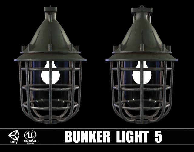 Bunker Light v5 Modelo 3D .c4d .max .obj .3ds .fbx .stl .blend 