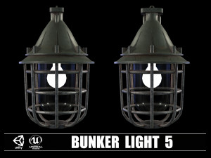 Bunker Light v5 3D Model