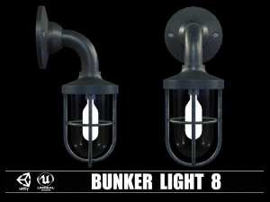 Bunker Light v8 3D Model