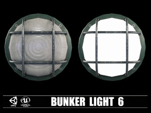 Collection of 9 Bunker Light 3D 模型