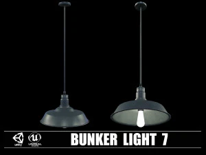 Collezione di 9 Bunker Light Modello 3D