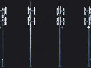 Cell Site Tower 3D Модель