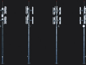 Cell Site Tower 3D Модель