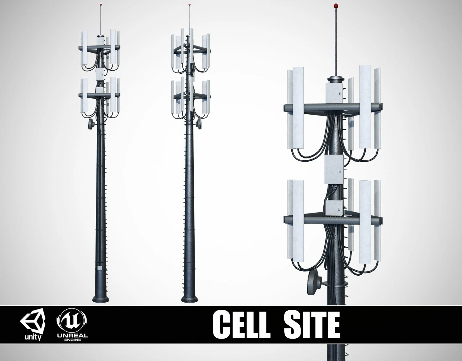 Menara Situs Sel Model 3D .c4d .max .obj .3ds .fbx .stl .blend 