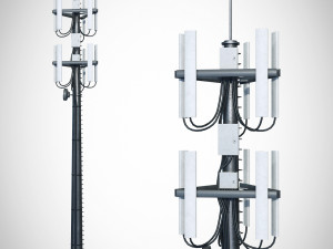 Cell Site Tower 3D Модель