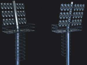Stadium Light Tower 3D Модель