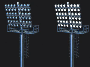 Tour de phare du stade Modèle 3D