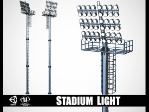 Stadium Light Tower 3D Модель