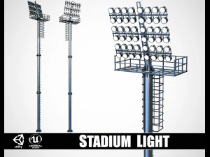 Torre faro dello stadio Modello 3D