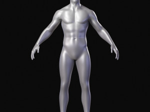 Realistic Body Base Mesh Set 3D Model