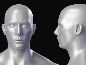 Set di maglie base del corpo realistico Modello 3D