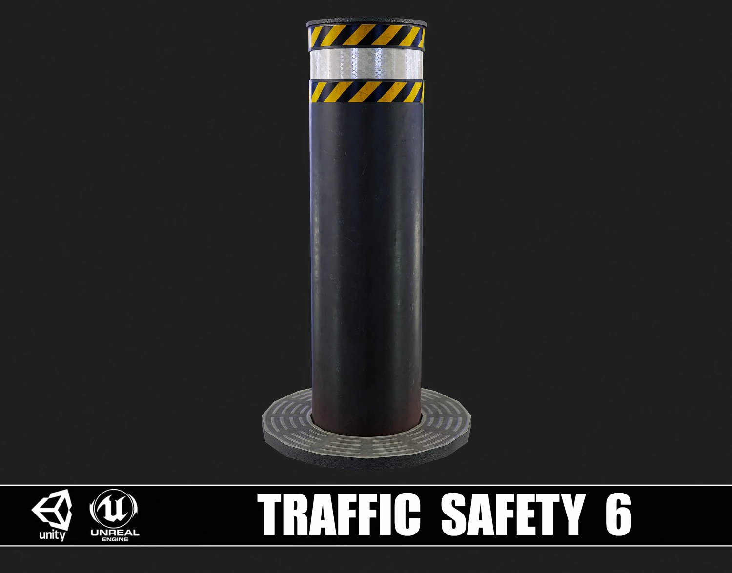 Verkehrssicherheit 6 3D Modell .c4d .max .obj .3ds .fbx .stl .blend 