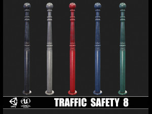 Traffic Safety 8 3D Model