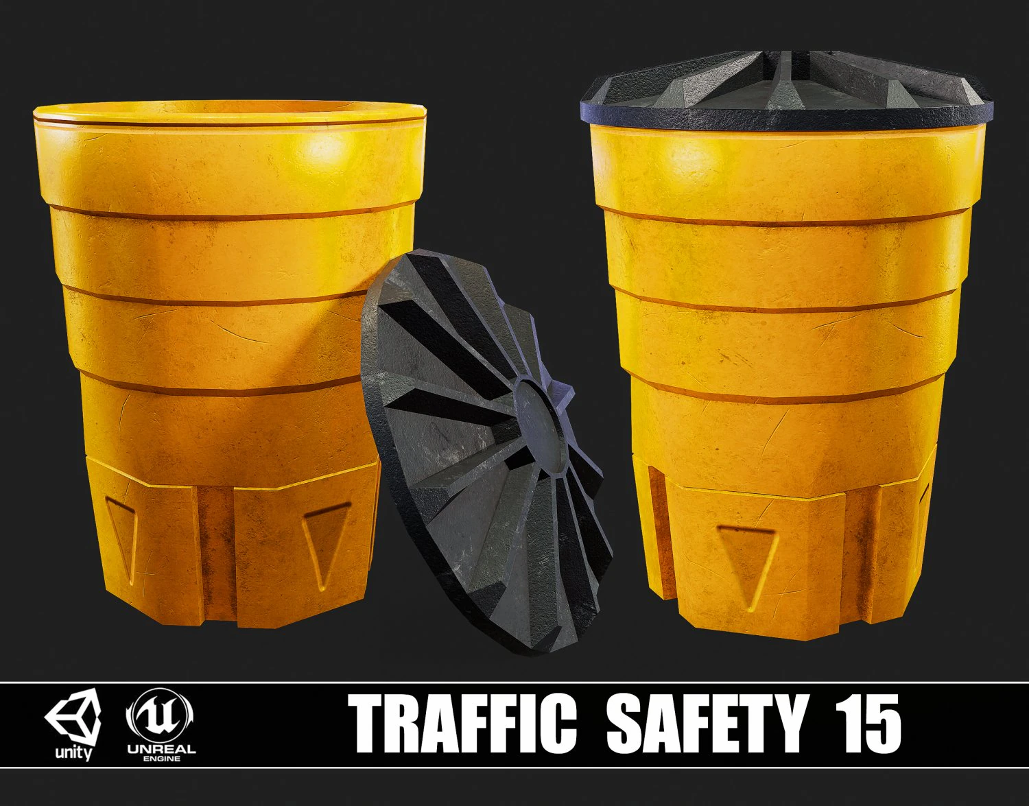 Sicurezza stradale 15 Modello 3D .c4d .max .obj .3ds .fbx .stl .blend