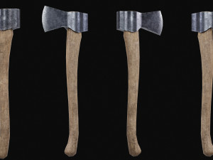 Set of 5 Mining Tools 3D 模型