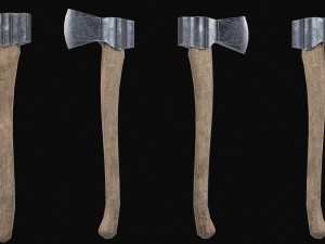 Set of 5 Mining Tools 3D 模型
