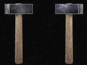 Set di 5 strumenti minerari Modello 3D