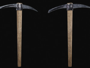 Set of 5 Mining Tools 3D 模型
