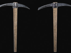 Set of 5 Mining Tools 3D 模型