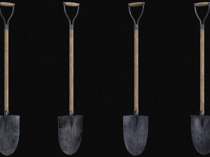 Set of 5 Mining Tools 3D 模型