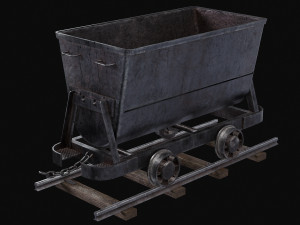 Mine Trolley Model 3D