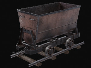 Mine Trolley Model 3D
