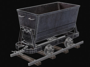 Mine Trolley Model 3D