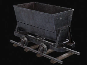 Chariot de mine Modèle 3D