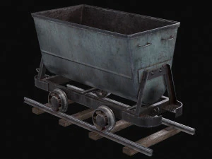 Chariot de mine Modèle 3D
