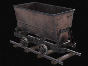 Chariot de mine Modèle 3D