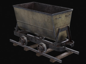 Mine Trolley Model 3D