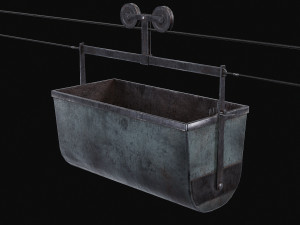 Mine Large Hanging Cart 3D मॉडल