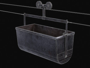 Mine Large Hanging Cart 3D मॉडल