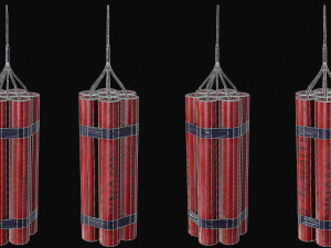 Set of 2 Mining Dynamites 3Dモデル