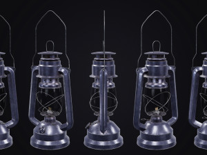 Mine Oil Lamp Lantern 3Dモデル