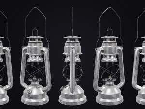 Mine Oil Lamp Lantern 3Dモデル