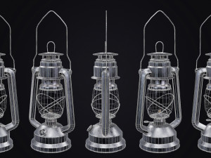 Mine Oil Lamp Lantern 3Dモデル