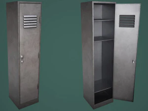 Armadietto della palestra della scuola grande Modello 3D