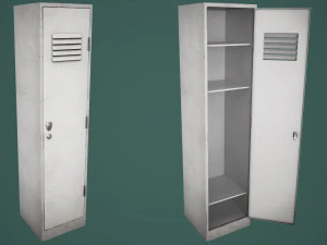 Armadietto della palestra della scuola grande Modello 3D