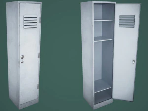 Armadietto della palestra della scuola grande Modello 3D