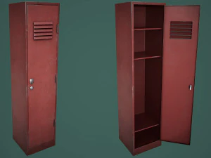 Armadietto della palestra della scuola grande Modello 3D