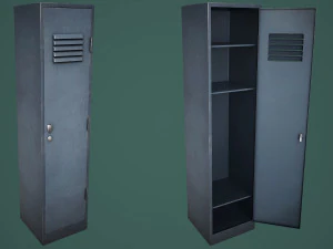 Armadietto della palestra della scuola grande Modello 3D